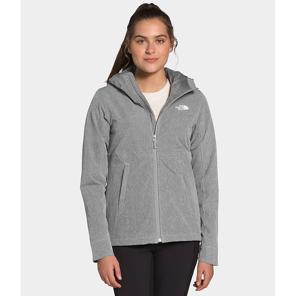 The North Face Hooded Jacket Womens Australia - The North Face Shelbe Raschel Grey (DRS-920647)